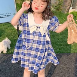 LULU & SKY Checked A-Line Dress-picture-56