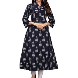 SAARAH Women Printed A-Line Kurta-image-83