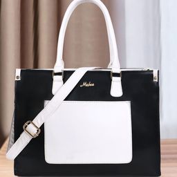 MABEE PU Oversized Tote Handbag-image-25