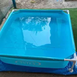 Compact (IND*76) Mini Frame Pool Blue Color Inflatable Swimming Pool-1