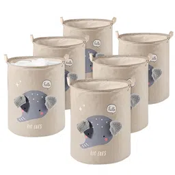 Kuber Industries Grey Set of 6 Regular Multi-Utility Organisers-42