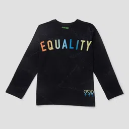 Gini and Jony Boys Typography Printed T-shirt-26