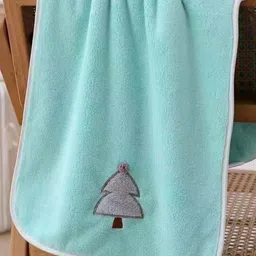 Butterthief Green & Grey 1 Printed Cotton 350 GSM Bath Towel-31