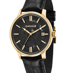 EARNSHAW Men Brass Dial & Leather Straps Analogue Watch ES-8075-02-picture-28