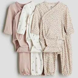 H&M 6-Piece Bodysuit And Trousers Set-6