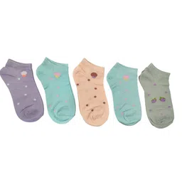 Fruvanta Pack Of 10 Patterned Ankle Length Socks image 2