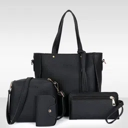 StyleCast Set Of 4 Structured Textured Shoulder Bag-picture-24