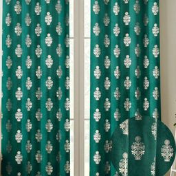 Myntra Elegant Homes Set of 3 Ethnic Motifs Window Curtain-picture-18