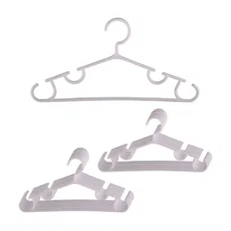 Aura Pack Of 20 White Single Tier Bar Hangers-37