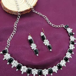 VATSALYA creation Women BlackJewellery Set-33