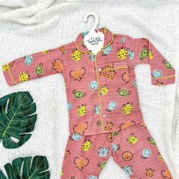 A Toddler Thing Unisex Kids Printed Night suit-picture-11