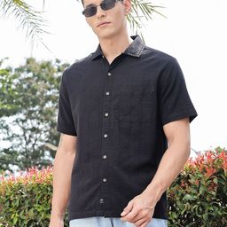 Thomas Scott Premium Slim Fit Striped Cotton Cuban Collar Shirt-picture-18