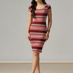 Selvia Women Printed Bodycon Dress-image-33