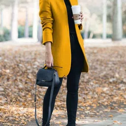 KPOP Front Open Longline Overcoat-35