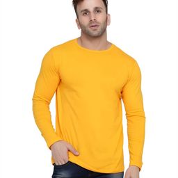 BEYOU FASHION Round Neck Cotton Slim Fit T-shirt-image-84