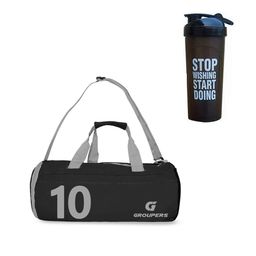 GROUPERS Printed Medium Foldable Sports or Gym Duffel Bag-image-101