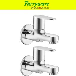 Uno Bib Cock Tap – Wall Mounted Brass set of 2 pic 393 Wall Mounted Bib Tap – Brass Bib Cock Faucet Bib Tap Faucet-78