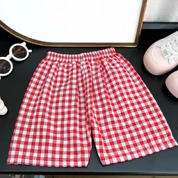FOREVER FRIDAY Girls Checked Printed Shorts-image-27