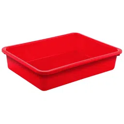 Kuber Industries Red Pack Of 4 Rectangular Organizers image 2