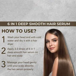 Nature Glow Herbal 6-In-1 Deep Smooth Hair Serum- 30 ml image 3