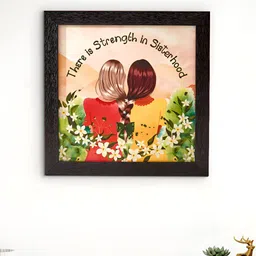 Home Centre Brown 1 Pieces Plastic Wall Photo Frames-image-91