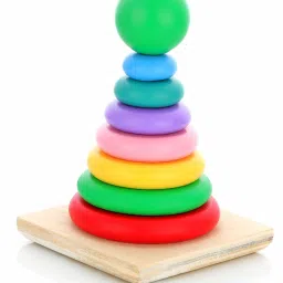 Wooden Rainbow Stacking Ring Toy Sorting & Stacking Fun for Kids Above 12 Months-image-34