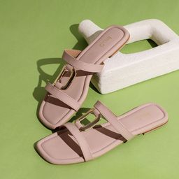 Inc 5 Women Open Toe Flats with Bows-picture-33