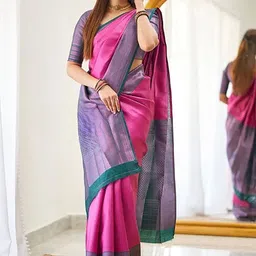 bigben textile Woven Design Zari Banarasi Saree-picture-37