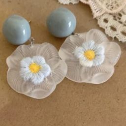 CORSICA Floral Shaped Drop Earrings-image-47