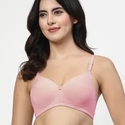 LILY dapyklis Full Coverage Lightly Padded Non-Wired Back Closure T-shirt Bra image 5