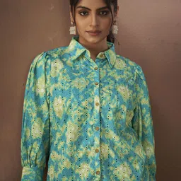 Anouk Print Puff Sleeve Top-picture-50