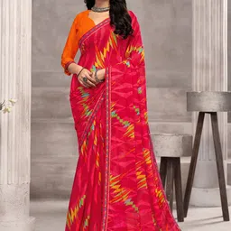 KALINI Poly Chiffon Designer Saree-picture-8