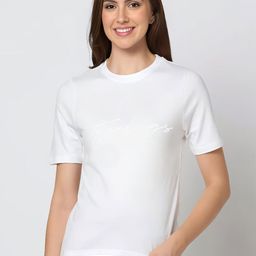 HESHA Typography Printed Round Neck Pure Cotton T-Shirt-picture-18