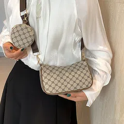 LULU & SKY PU Oversized Bucket Handheld Bag with Tasselled-image-83