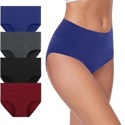 Diving Deep Pack Of 4 Cotton High-Rise Hipster Briefs DD06 Blue, GR, B, MHR 1 P_anties_4 P-image-26