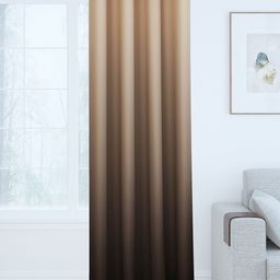 Story@home Beige & Brown Colourblocked Room Darkening Door Curtain-picture-13
