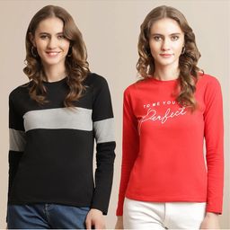 Metronaut Women 2 Applique T-shirt-image-38