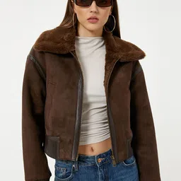 Koton Women Bomber Jacket-image-81