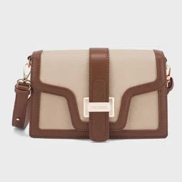 Lino Perros Voyage Colourblocked Structured Satchel With Detachable Sling Strap-49