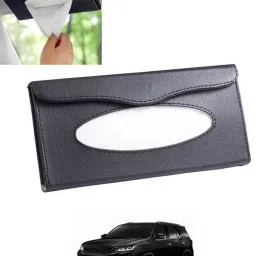 Universal Leatherite Rectangle Black Tissue Box For Car/office/Home-108 Vehicle Tissue Dispenser-image-57