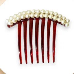 Hair Flare Women Beaded Comb Pin-44