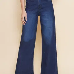 PUELLA Women Flared High-Rise Light Fade Stretchable Jeans-picture-23