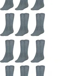 MUKHAKSH Unisex Grey Socks-image-21