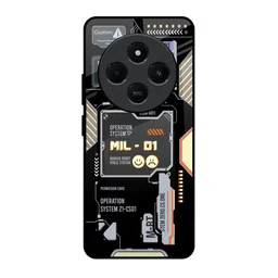 QRIOH Exposed Parts Printed Redmi 14C 5G Impact Resistant Back Case-picture-48