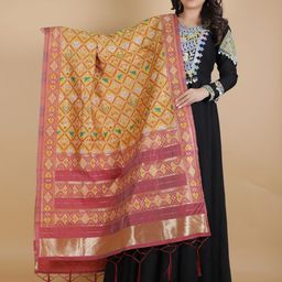 Suha Ethnic Motifs Woven Design Dupatta with Zari-picture-12