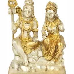 Exotic India Silver-Toned Religious Figurine Showpiece-image-87