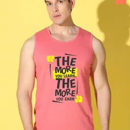 WOOSTRO Men Pack Of 2 Printed Super Combed Cotton Gym Vests VWS26(MORE PEACH)(ENJOY ORANG-picture-10