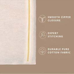 Panchhi Store Beige Set of 3 Reusable Multi-Utility Organisers image 5