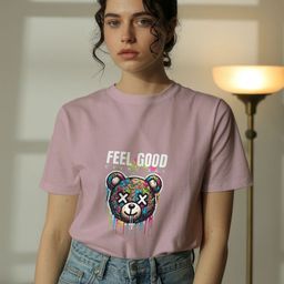 GRACE & JACK Graphic Printed Round Neck Short Sleeves Regular Fit Casual T-Shirt-image-54