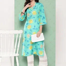 KSUT Women Floral Printed Flared Sleeves Kurta-picture-51